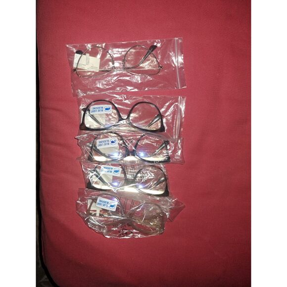 Lot #5 Blue Light Blocking eyewear for computer-tv-gaming protection inc 5 pairs - Picture 9 of 9